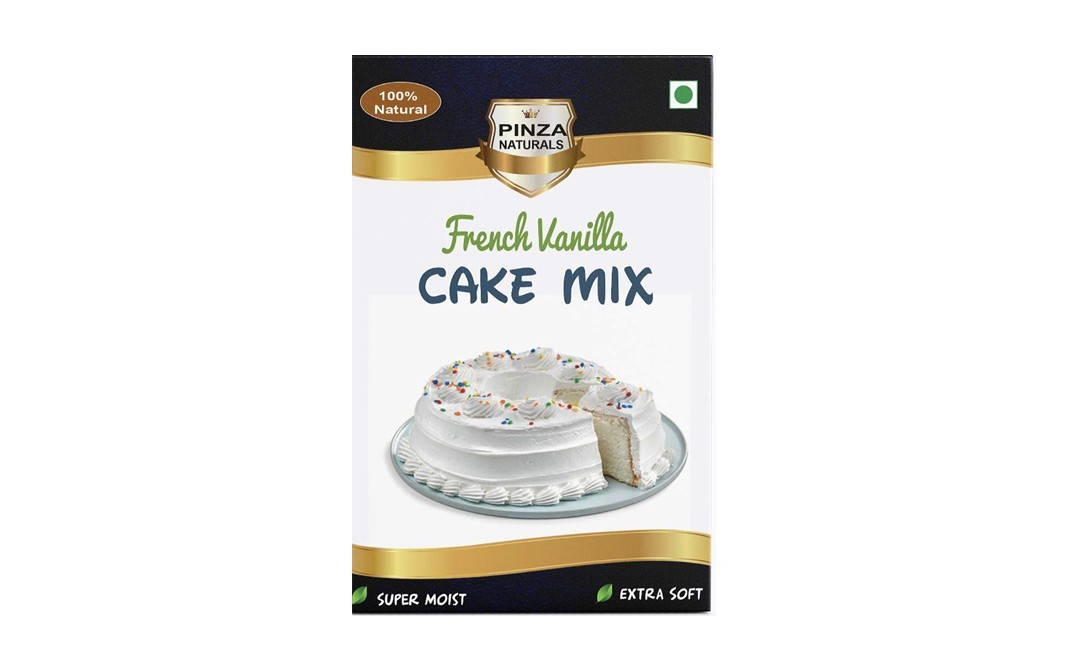 Pinza Naturals French Vanilla Cake Mix   Box  300 grams
